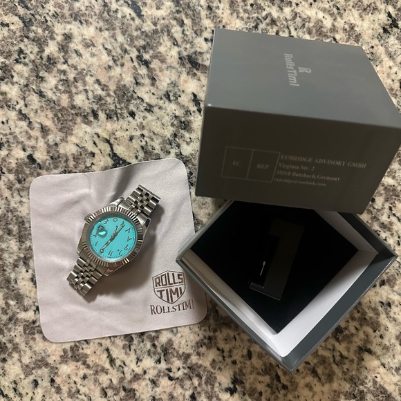 Light Blue with Silver Rolls-Timi Watch - Picture 5 of 7